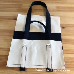帆布で作るミニトートバッグ ちょっとそこまでバッグが便利でかわいい ハンドメイドで楽しく子育て Handmadebycue Com